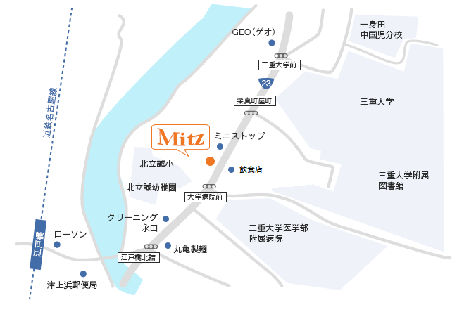 地図：周辺イラストマップ